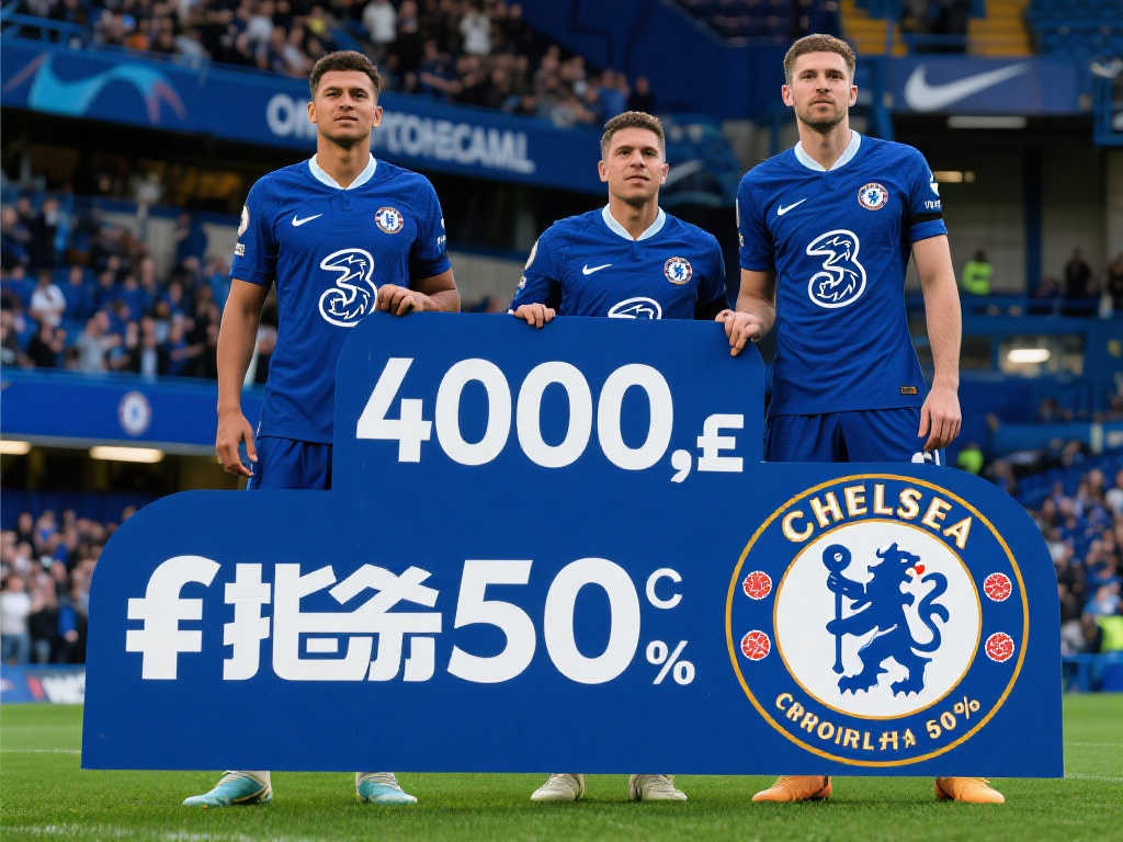 切尔西新赛季球衣赞助合同惊人：每年进账6000万英镑！